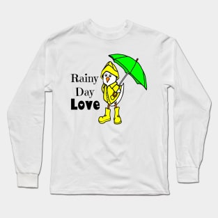Rainy Day Love Duck Long Sleeve T-Shirt